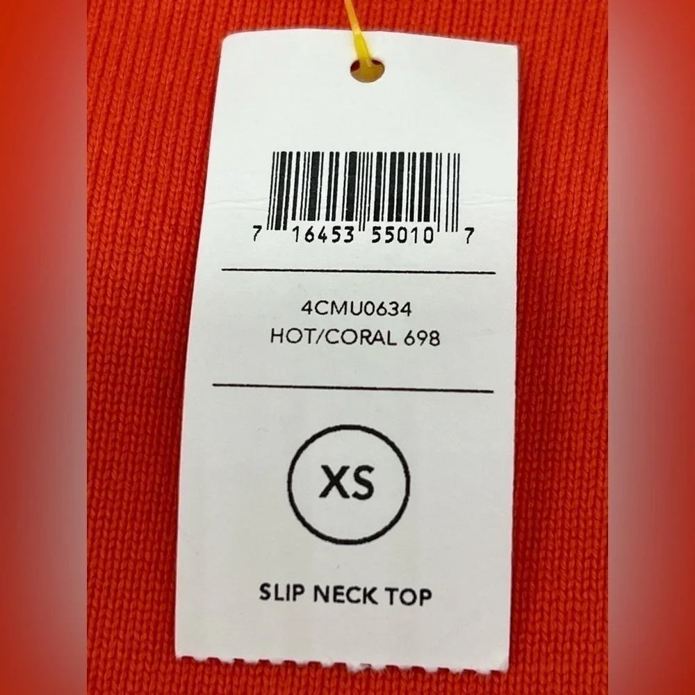 Kate Spade beautiful orange/ coral color top NWT